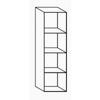 GO!PACK - NEVADA Regał Wąski 0027 | 3 Półki