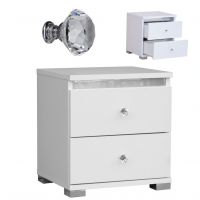 Art. Decoration - 015A GLAMOUR Szafka nocna | chrom