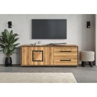 G+K MEBLE - WZ-0625 Szafka RTV I | Dąb