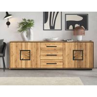 G+K MEBLE - WZ-0625 Komoda III | Dąb