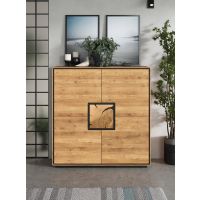 G+K MEBLE - WZ-0625 Komoda IV | Dąb