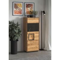 G+K MEBLE - WZ-0625 Kredens I P | Dąb