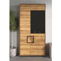 G+K MEBLE - WZ-0625 Witryna II P | Dąb