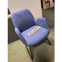 UNIQUE MEBLE - CITY MZ Krzesło | Niebieskie | DOSTĘPNE OD RĘKI