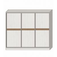 MEBLOMIX - IWO Szafa 106 drzwi przesuwne (6 listwy uchwytowe)