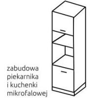 LAYMAN - ELIN Szafka SPM 6 | Słupek 60 | Zabudowa piekarnika i mikrofali