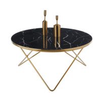 FURNITEX - L12-FX (G) Ława 80 | czarny marmur