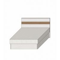 MEBLOMIX - IWO Łóżko 127 z pojemnikiem i materacem na stelażu