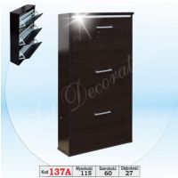 Art. Decoration - 137A Szafka na buty z wstawką aluminiową