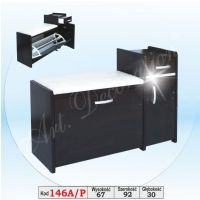 Art. Decoration - 146A/P Szafka na buty z wstawką aluminiową