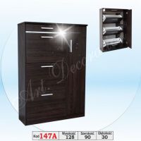 Art. Decoration - 147A Szafka na buty z wstawką aluminiową