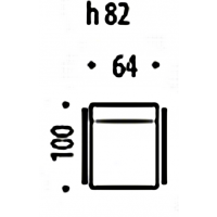 Sofalive - BRUNO 1M MODUŁOWY FOTEL BEZ BOKÓW