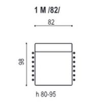 Sofalive - COCO 1M(82) FOTEL BEZ BOKÓW