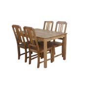 PANKAU - ZESTAW KS-5 Stół | 4 Krzesła