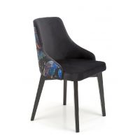 HALMAR - ENDO Krzesło Czarny Bluvel 19 | z PL | 6 sztuk | DOSTĘPNE OD RĘKI