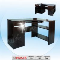 Art. Decoration - 242KA Biurko z wstawką aluminiową