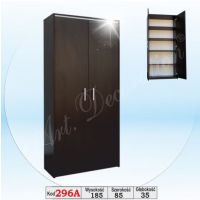 Art. Decoration - 296A Regał | z wstawką aluminiową