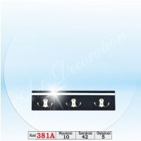 Art. Decoration - 381A Wieszak z wstawka aluminiową