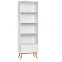 PINIO - SWING Regał Wysoki | Biały