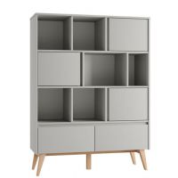 PINIO - SWING Regał Szeroki | Szary