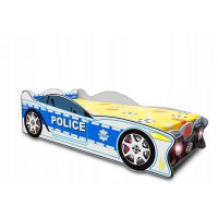 PLASTIKO - SPEEDY POLICJA Łóżko parterowe | 170x51x84h cm