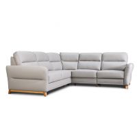 FENIKS MEBLE - ALLURE Narożnik 2,5FL-EM-1BB-1ELR | Z funkcją spania i fotelem z elektryczną funkcją relaks