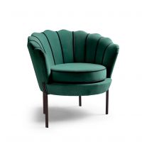 HALMAR - ANGELO Fotel | ciemny zielony