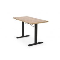 HALMAR - B-54 Biurko | dąb artisan/czarny