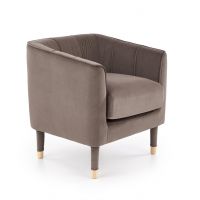 HALMAR - BALTIMORE Fotel | ciepły popiel