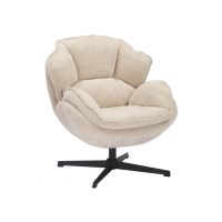 SIGNAL - BETTY Fotel | Tkanina Beż tap.241 | z MR