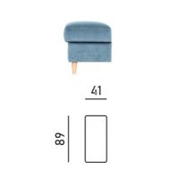 Meblomak - FANO Dostawka DPL | Lewa | Z pojemnikiem