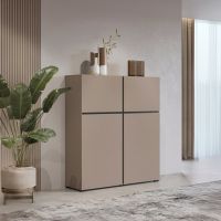 HELVETIA MEBLE WIERUSZÓW - CROSS Komoda Wysoka 24CWMY76 | Congo / congo-czarny