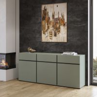 HELVETIA MEBLE WIERUSZÓW - CROSS Komoda 24GWMY43 | zielony / zielony-czarny