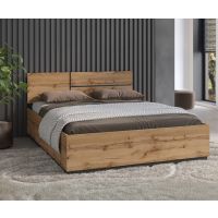 HELVETIA MEBLE WIERUSZÓW - CROSS S Łóżko 180 | Dąb wotan | 24N6MY32