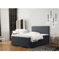 SOFIA MEBLE - CASTEL Łóżko kontynentalne 120x200 z pojemnikiem