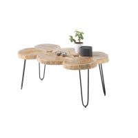 MC AKCENT - COLE Stolik 100x65x45 drewno akacjowe