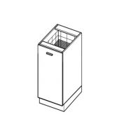 LAYMAN - NAVIA Szafka D20 CARGO kuchenna 20 cm dolna z koszem cargo