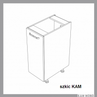 KAM - KAMMONO Szafka D... .1 | MN 30-60 | Dolna | 1 drzwi | Front nowoczesny P4
