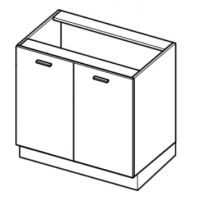 LAYMAN - ELIN Szafka D9 | Dolna 90 | 2 drzwi