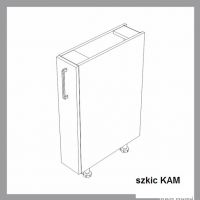 KAM - KAMMONO Szafka DC | MN 15-30 | Dolna | Cargo | Front frezowany