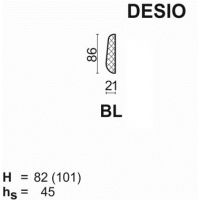 Meblomak - DESIO Bok BL lewy