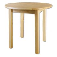 Drewmax - STÓŁ SOSNOWY ST105 | Średnica 50x75