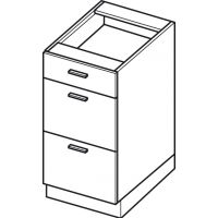 LAYMAN - ITALIA Szafka DS5/3 | Akryl | Szafka dolna 50 | 3 szuflady