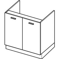 LAYMAN - ITALIA Szafka DZ8 | Akryl | Szafka dolna zlewozmywakowa 80 | 2 drzwi