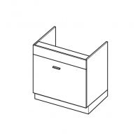 LAYMAN - LORA DZS 8 szafka 80 pod zlew z szufladą (starmotion)
