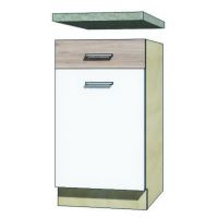 FADOME - ECONO Szafka ECO-3D Kuchenna | 45 cm | Dolna | Korpus sonoma | Okucia Basic