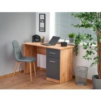 HALMAR - ELMO Biurko | Dąb Wotan | Antracyt | z EU