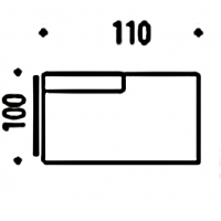 Sofalive - BRUNO END BL ELEMENT KOŃCZĄCY , SIEDZISKO Z PODŁOKIETNIKIEM