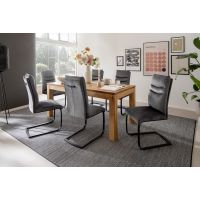 MC AKCENT - ETNA SA Stół 160-240x90x77 | Dąb lity dziki olejowany | ETSA16WE