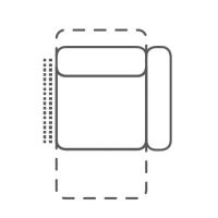 FENIKS MEBLE - ALLURE fotel 1,5 ELR z prawym bokiem i funkcją relaks elektryczną